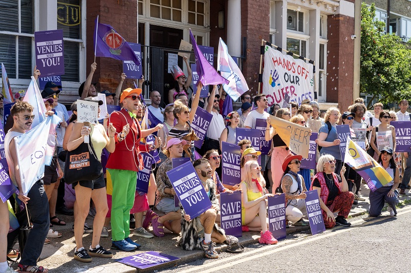 Rally at Bethnal green Working Mens' Club